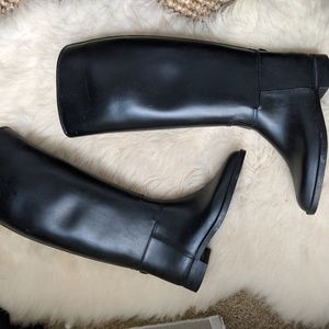 Long Rubber Equestrian Riding Rain Boots